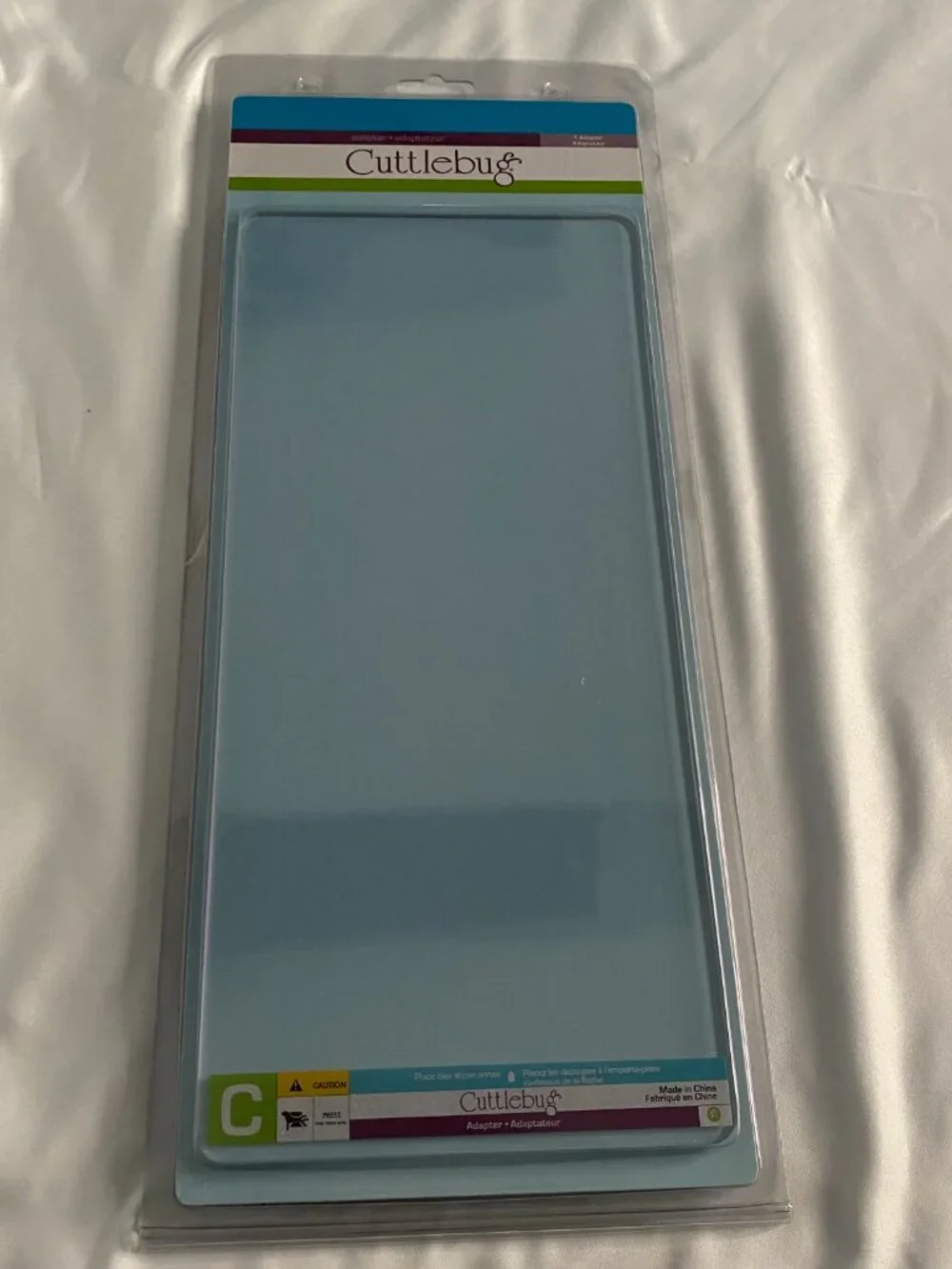 Cuttlebug A B C 6x13 Cutting Plates & Adapter Set